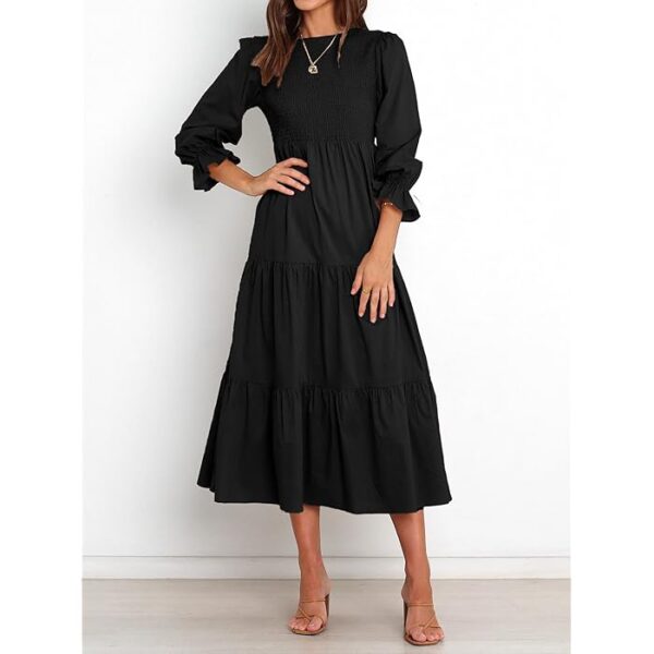 women’s casual long-sleeved dress - Image 2