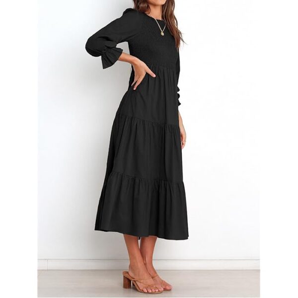 women’s casual long-sleeved dress - Image 3