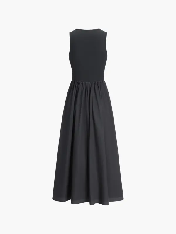Leisure Crew Neck Long Dress - Image 6
