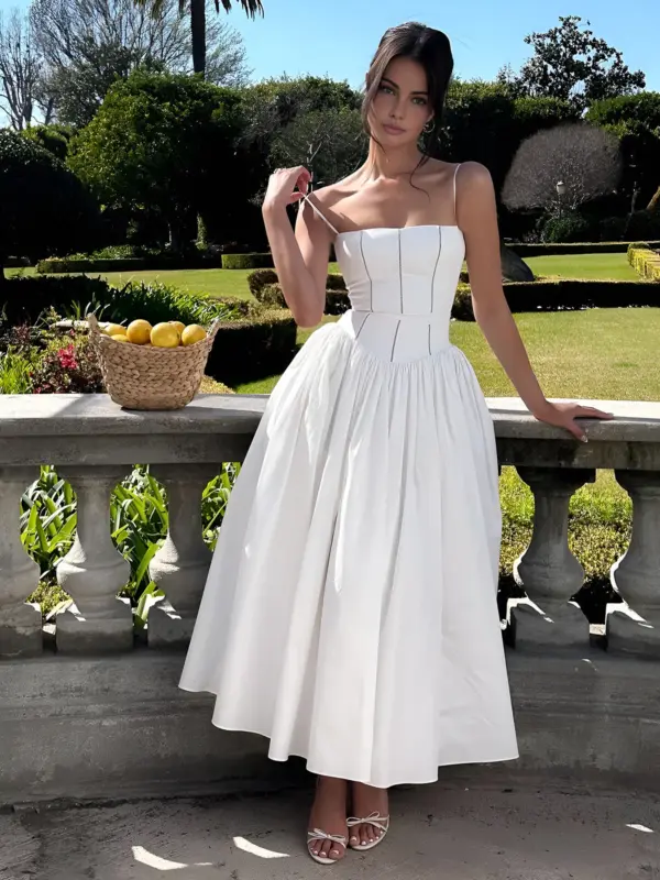 Serendipity Frenchy Flowy Long Dress - Image 3