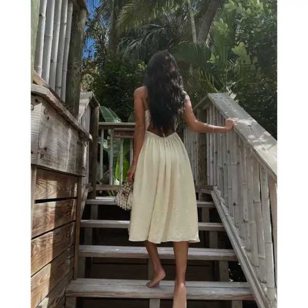 Sexy V-neck dress - Image 2