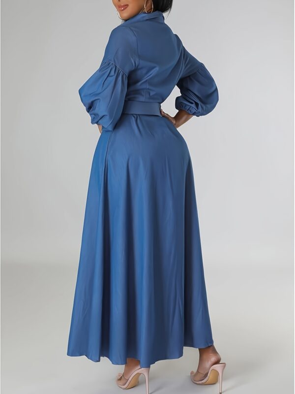 Women's vintage-inspired denim dresses - Image 3