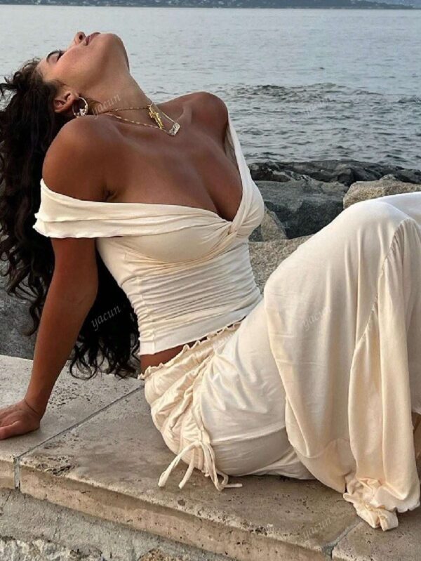 Summer boho two-piece dress